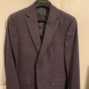 Men’s Sports Coat Red/Blue Burgundy Size 38R
